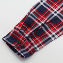 Men's 100% Cotton Flannelette Shirt Long Sleeve Plaid Check Flannel w Pockets, Heritage Red Plaid, S