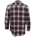 Men's 100% Cotton Flannelette Shirt Long Sleeve Plaid Check Flannel w Pockets, Shadow Glen Plaid, L