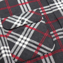 Men's 100% Cotton Flannelette Shirt Long Sleeve Plaid Check Flannel w Pockets, Shadow Glen Plaid, L
