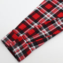 Men's 100% Cotton Flannelette Shirt Long Sleeve Plaid Check Flannel w Pockets, Crimson Knight Plaid, 2XL
