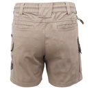 Mens Cargo Cotton Work Shorts 10 Pockets Tradies Utility Pants Workwear Trousers, Khaki, 38