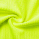 HI VIS Long Sleeve Polo Shirt Reflective Tape Safety Tradie Work Wear Tops Tee, Fluro Yellow / Navy, XL
