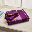 Erena Purple Quilt/Doona/Duvet Cover Set - Super King Size