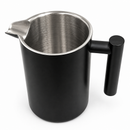 Black French Press Coffee Maker 350ml with Coffee Bean Can + Extra Filter Gift Set