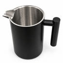 Black French Press Coffee Maker Plunger 1000ml