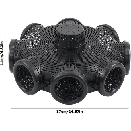Eight Hole Eel Cage Ground Fish Trap Lobster Fishing Net Foldable Crab Catcher