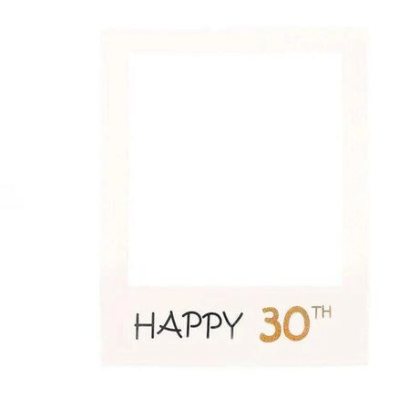 1Th 18Th-60Th Photo Booth Props Picture Frame Wedding Birthday Party Decoration - Happy 1ST