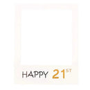 1Th 18Th-60Th Photo Booth Props Picture Frame Wedding Birthday Party Decoration - Happy 21ST