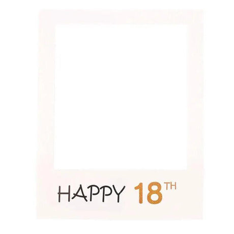 1Th 18Th-60Th Photo Booth Props Picture Frame Wedding Birthday Party Decoration - Happy 30TH