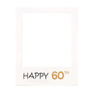 1Th 18Th-60Th Photo Booth Props Picture Frame Wedding Birthday Party Decoration - Happy 40TH