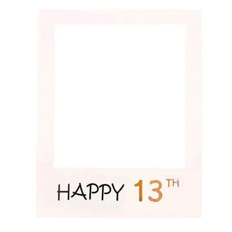 1Th 18Th-60Th Photo Booth Props Picture Frame Wedding Birthday Party Decoration - Happy 50TH