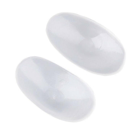 2Pcs Soft Anti-Slip Invisible Shoulder Pads Naturally Increased Silicone /Sponge - Black (Sponge)