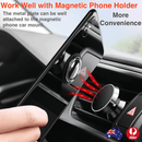 Iring Phone Ring Finger Holder Stand Car Mount Hook For Iphone Ipad Mobile Grip - F- Blue