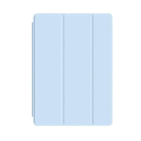 Shockproof Silicone iPad 2017 Case with Pencil Slot and Smart Cover – 6 Colour Options - Lavender Grey