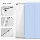 Shockproof Silicone iPad Air 4 Cover with Pencil Slot and Smart Wake - Black