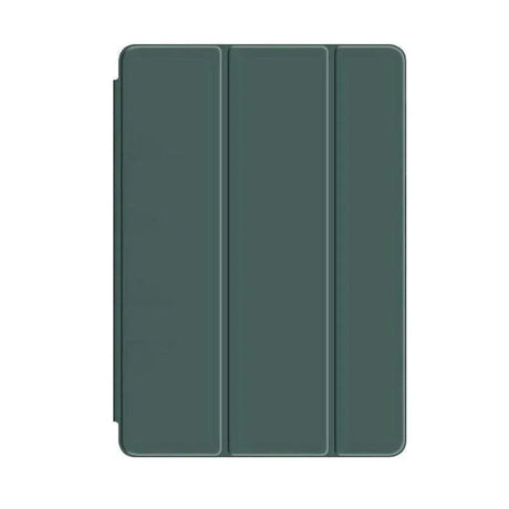 Shockproof Silicone iPad Air 4 Cover with Pencil Slot and Smart Wake - Dark Green