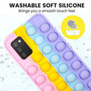 Rainbow Pop Fidget Toys Push It Bubble Phone Case For iPhone 7 8 Plus X XR 11 12 Pro Max - iPhone 12ProMAX