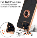 Light Purple Luxury Shockproof Silicone Ring Case Stand Cover for iPhone 14 13 12 Pro Max - iPhone XR