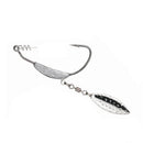 Weedless Jighead Hook Swimbait Worm Fishing Lure Wide Gap Single Barbed Spinner - 3/0#