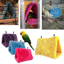 Pet Bird Parrot Parakeet Budgie Warm Hammock Cage Hut Tent Bed Hanging Cave - Purple