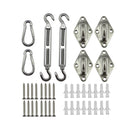 8pcs Hardware Sail Accessory Shade Canopy Fittings Sun Fixing Steel Stainless