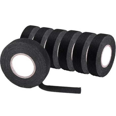 7 Rolls Automotive Wire Loom Harness Tape Cloth Electrical Insulation Noise Damping