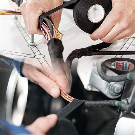 7 Rolls Automotive Wire Loom Harness Tape Cloth Electrical Insulation Noise Damping