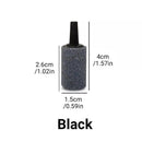 10Pcs Air Stone Aerator Diffusers for Aquarium Oxygen Bubbles - Black