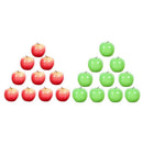 10 X Artificial Green Apples for Home Party Wedding & Shop Decor - Green