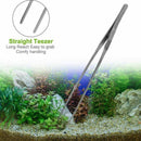 Stainless Steel Aquarium Tool Set Tweezers Scissors Spatula Kit 4 5 6PCS - 6PCS Tool + Bag