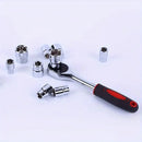 12PCS Socket Ratchet Wrench Set Quick Release Handle Extension Bar Tool Set