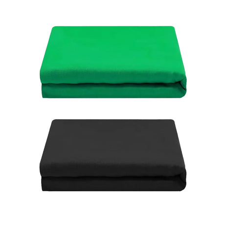 Professional Photography Background Cloth Wrinkle Resistant Durable Green/Black - Green