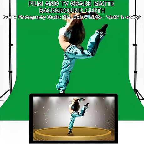 Professional Photography Background Cloth Wrinkle Resistant Durable Green/Black - Green