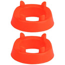 2PCS Football Basketball Volleyball Storage Stand Multi-Functional Ball Holder - Yellow