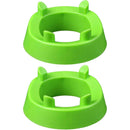 2PCS Football Basketball Volleyball Storage Stand Multi-Functional Ball Holder - Yellow