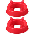 2PCS Football Basketball Volleyball Storage Stand Multi-Functional Ball Holder - Yellow