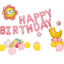 45-50 Pcs Happy Birthday 3D Unicorn Decoration Balloons Diy Decor Party Set - 07
