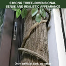 Simulation of Tree Bark Water Pipe Cover Decoration Realistic Texture Home Use - 40x100cm