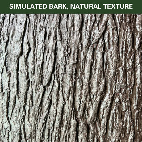 Simulation of Tree Bark Water Pipe Cover Decoration Realistic Texture Home Use - 40x100cm