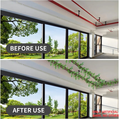 Simulation of Tree Bark Water Pipe Cover Decoration Realistic Texture Home Use - 40x100cm