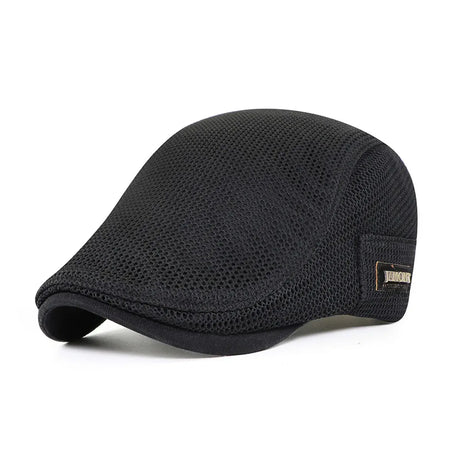 Summer Mesh Beret Cap Lightweight Breathable Thin Sunshade Hat Outdoor Style