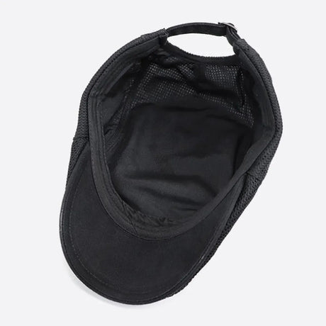 Summer Mesh Beret Cap Lightweight Breathable Thin Sunshade Hat Outdoor Style