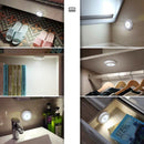 Led Motion Sensor Night Light Indoor Outdoor Battery Operated Stairs Hallway - 1PC White White
