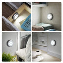 Led Motion Sensor Night Light Indoor Outdoor Battery Operated Stairs Hallway - 1PC White White