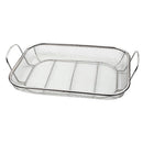 Stainless Steel Square Barbecue Basket Multifunctional Tray Grilling Vegetables