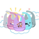 Silicone Waterproof Feeding Bib Apron with Pouch Easy to Clean Smock for Mealtime Use - Sheep