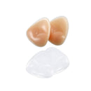 Triangle Push-Up Silicone Bra Inserts Breasts Pad Bikini Bra Cleavage Enhancers - Transparent-Small