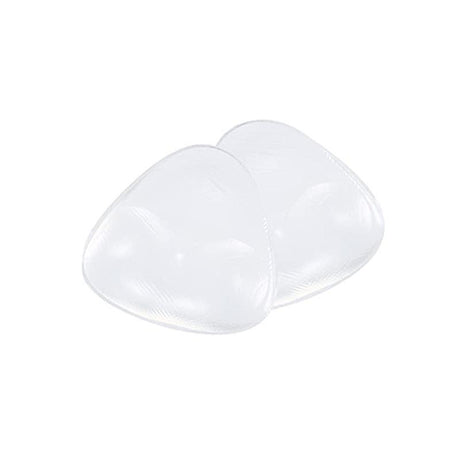 Triangle Push-Up Silicone Bra Inserts Breasts Pad Bikini Bra Cleavage Enhancers - Transparent-Small