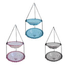 Outdoor Hanging Bird Feeder Bath Garden Patio Decoration for Attracting Birds - Grey