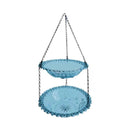 Outdoor Hanging Bird Feeder Bath Garden Patio Decoration for Attracting Birds - Grey